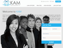 Tablet Screenshot of kamfr.com